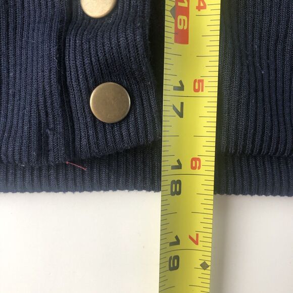 Coco and Main Women’s Size Large Stripped Button Snap Down Cardigan - Picture 13 of 13